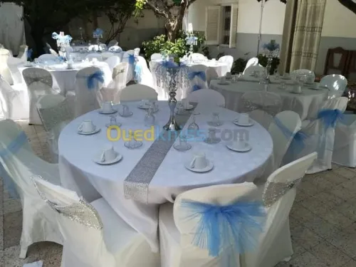 Location table chaise vaiselle deco