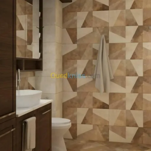 Faïences, dalle de sol et mosaïque 