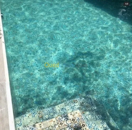 Faïences, dalle de sol et mosaïque 