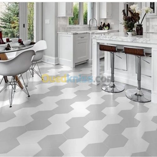 Faïences, dalle de sol et mosaïque 