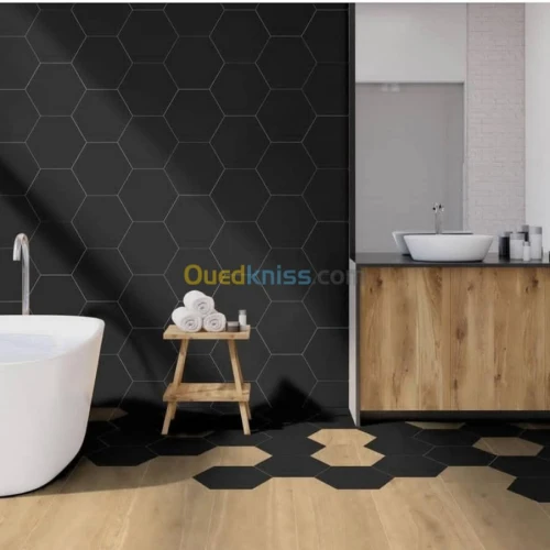 Faïences, dalle de sol et mosaïque 