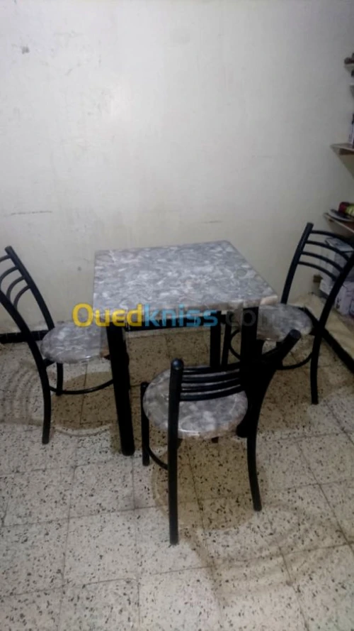 Table de cuisine/jardin en acier