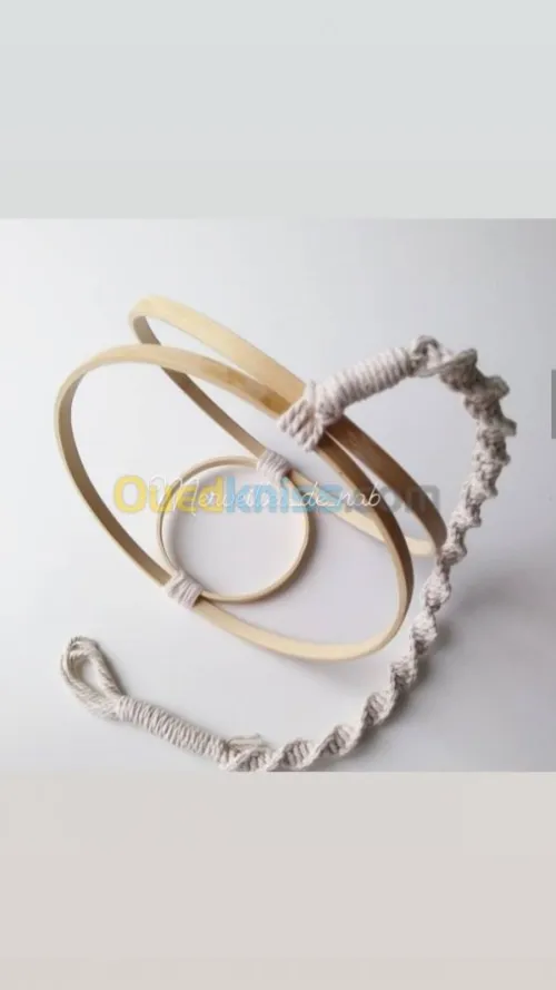 Portes pots en macramé 