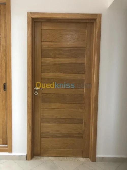 Fabrication de portes en bois massif