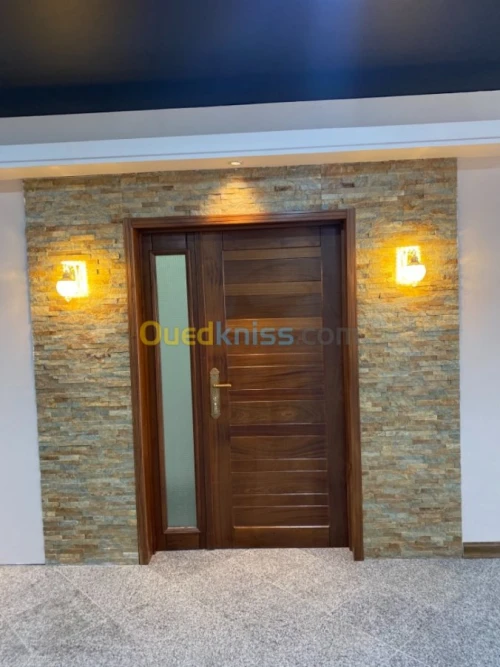 Fabrication de portes en bois massif