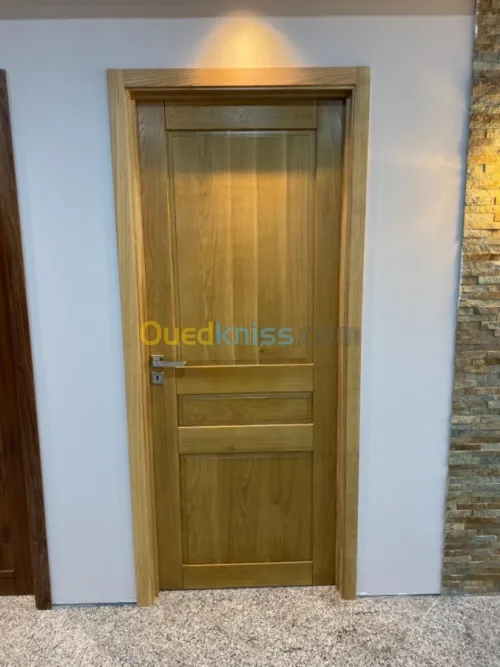 Fabrication de portes en bois massif