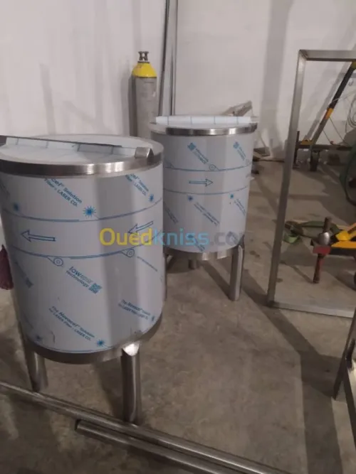 Fabrication cuves inox matériels agroalimentaires  
