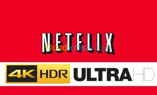 Netflix premium réduction 6mois=2500da