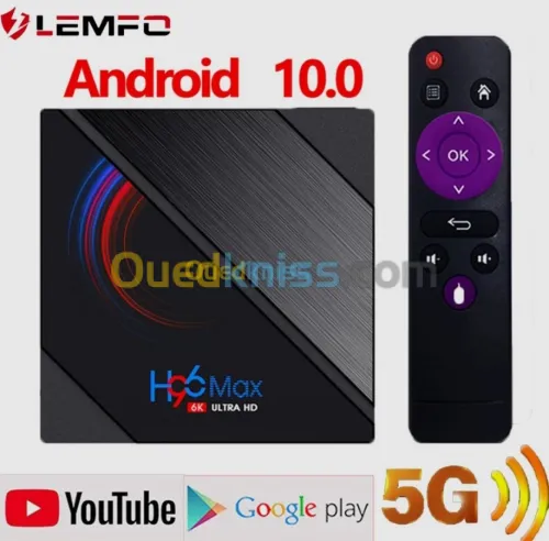TV box H96 max + IPTV myhd