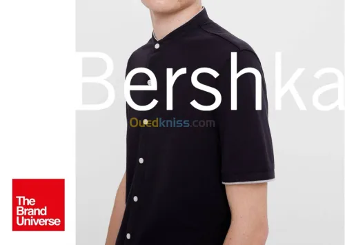 Chemise original col officier noir