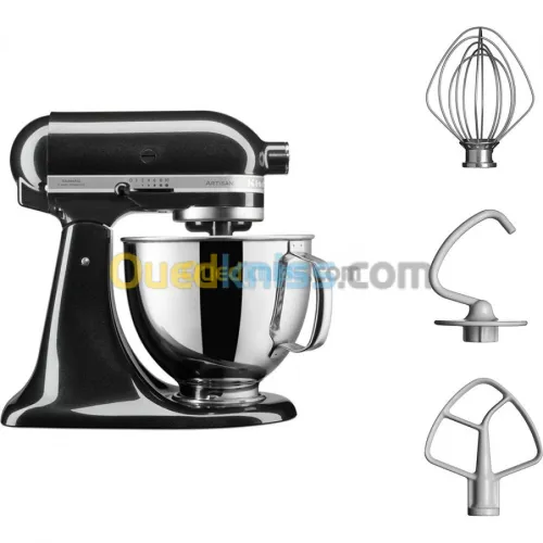 Pétrin KITCHENAID 4.8l 300W MADE IN USA  ARTISAN NOIR 