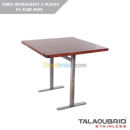 Table Restaurant / Fast-Food en INOX  