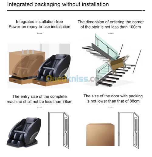 Fauteuil de massage shiatsu pro MG806