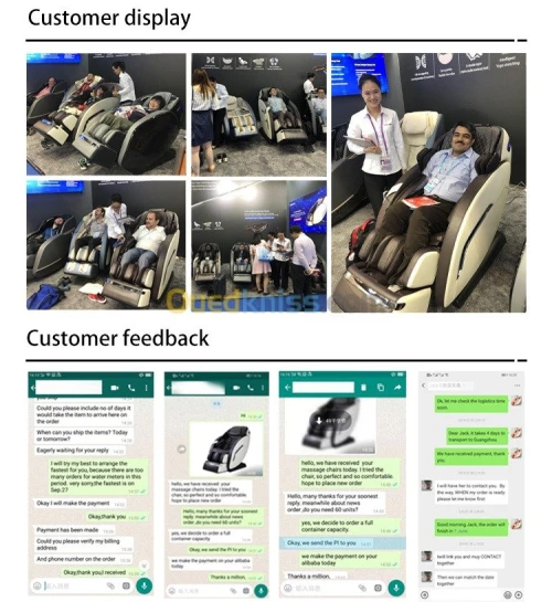 Fauteuil de massage shiatsu pro MG806