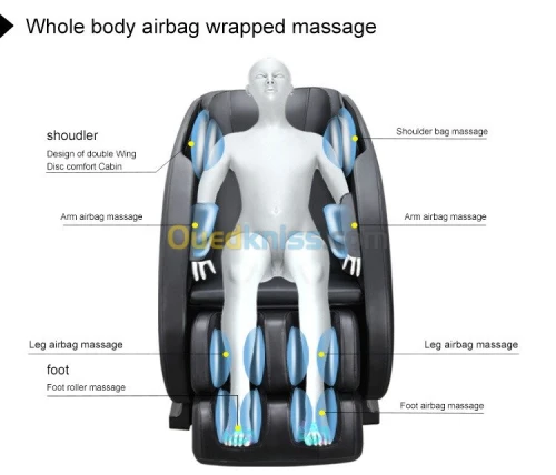 Fauteuil de massage shiatsu pro MG806