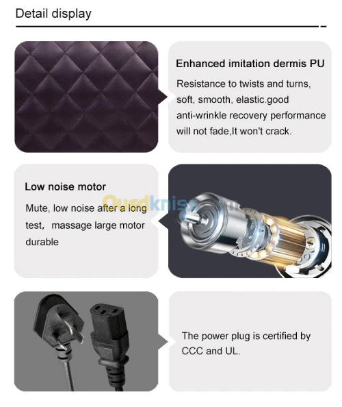 Fauteuil de massage shiatsu pro MG806