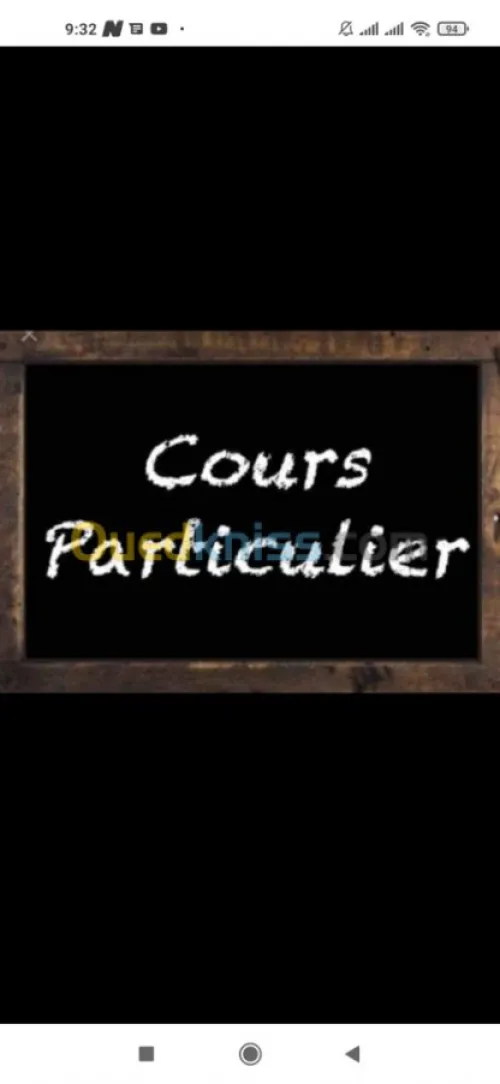 Cours particuliers AP AM AS