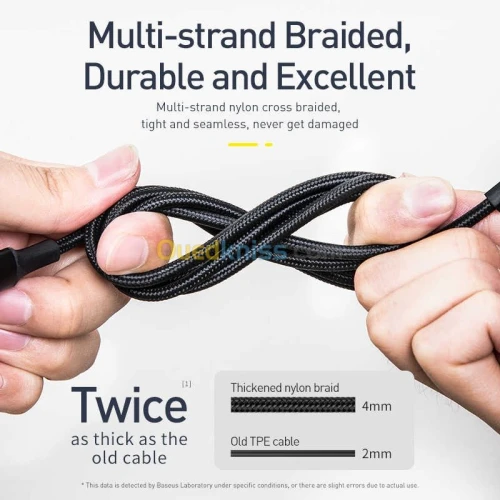 Cable Baseus TWINS 2 IN 1 60W