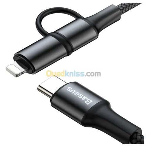 Cable Baseus TWINS 2 IN 1 60W