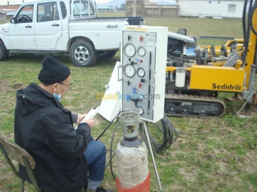 Atelier de sondage geotechnique