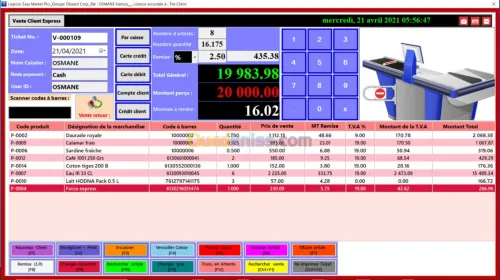 ERP  superette - Mall - Grande surface