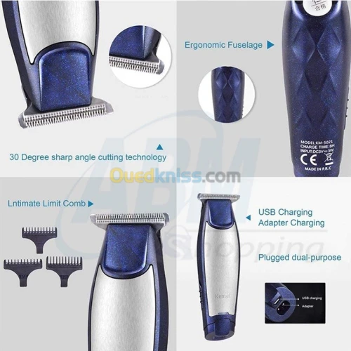 Tondeuse à cheveux 3en1 rechargeable