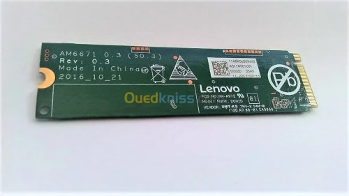SSD  NVMe PCLe LENOVO 256G + Windows10