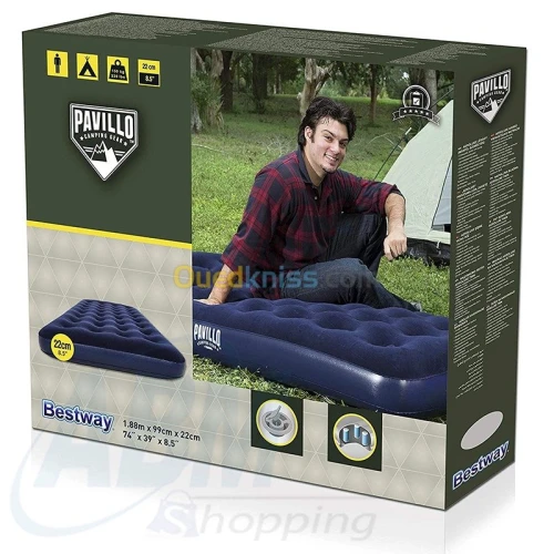 Matelas bestway pour adulte 188 x 99 x 22 cm