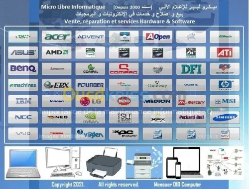 Maintenance Informatique/Electronique Hardware & Software