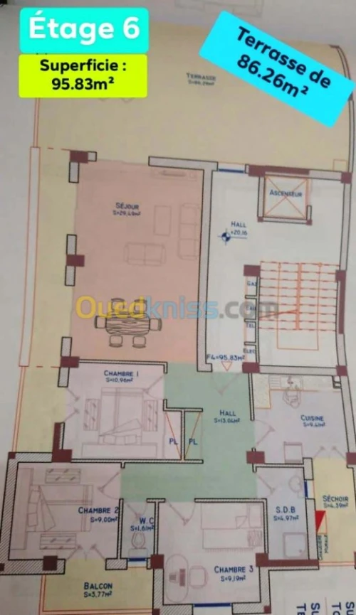 Vente Appartement F4 Bejaia Bejaia