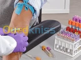 infirmier a domicile (prélèv sang+ PCR