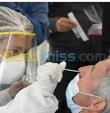 infirmier a domicile (prélèv sang+ PCR