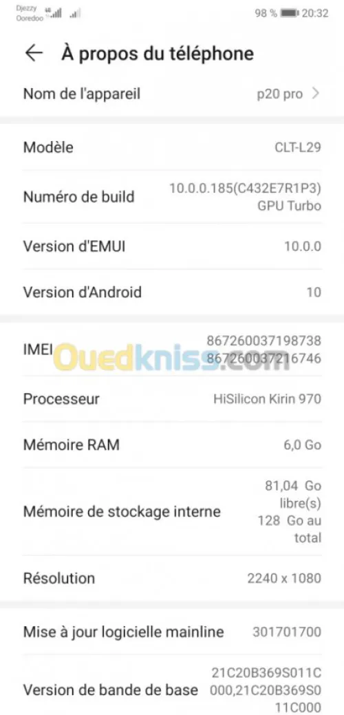 Huawei P20 pro 