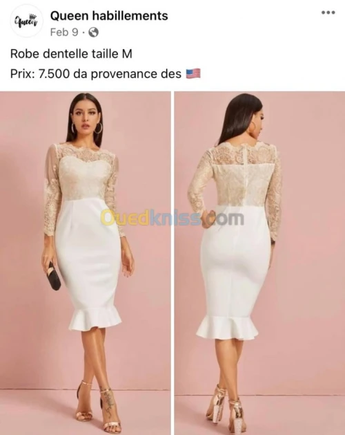 Robe dentelle 