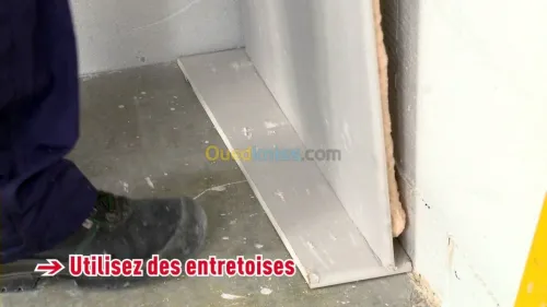 placoplatre mur perlfix+les rails 