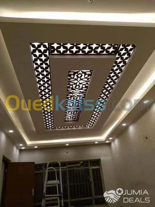 placoplatre mur perlfix+les rails 