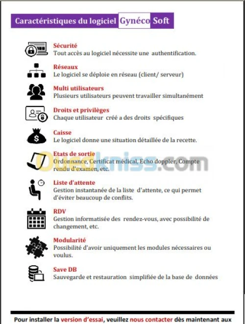 Logiciel cabinet médical Gynécologie