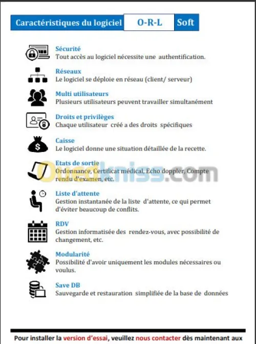 Logiciel cabinet médical TRAUMATOLOGIE