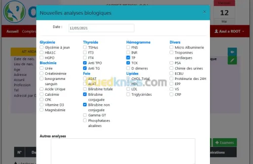 Logiciel cabinet médical TRAUMATOLOGIE