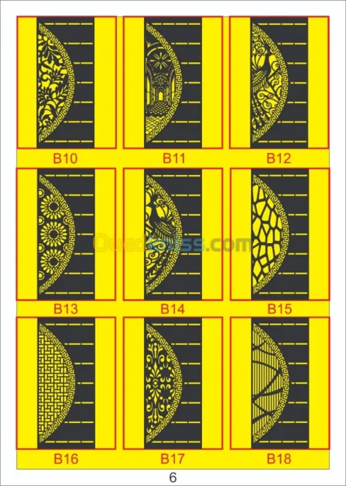 Catalogue motif pour machine cnc 