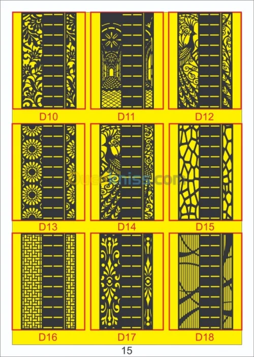 Catalogue motif pour machine cnc 