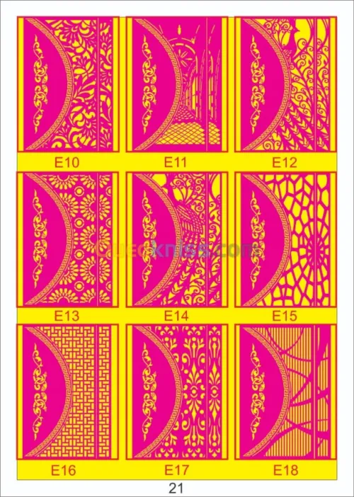 Catalogue motif pour machine cnc 