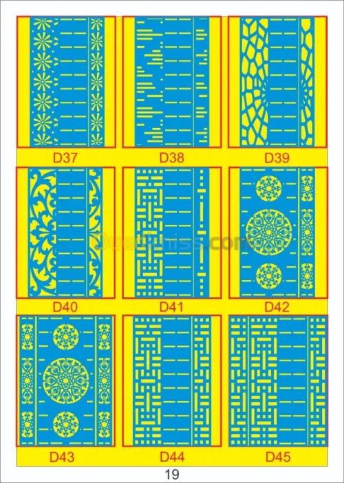 Catalogue motif pour machine cnc 