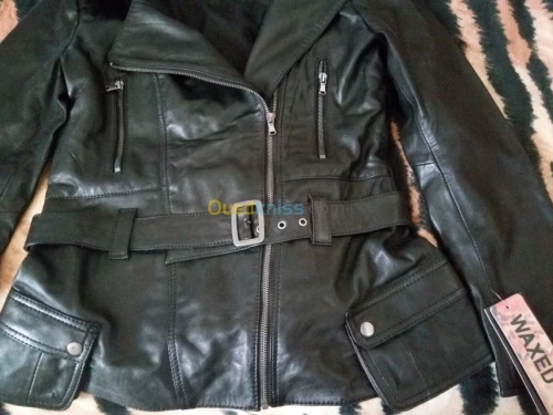 vente vestes en véritable cuire souple