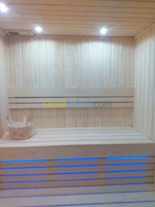 sauna sur mesure fourniture poussée 