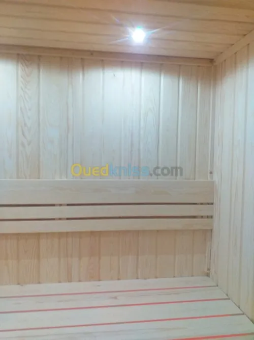 sauna sur mesure fourniture poussée 