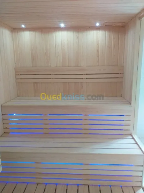 sauna sur mesure fourniture poussée 