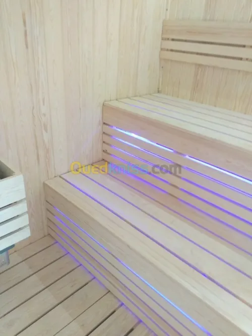 sauna sur mesure fourniture poussée 
