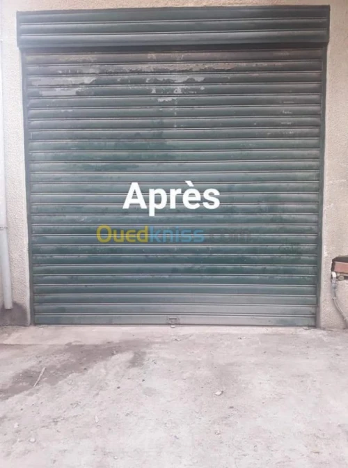 Rideau électrique et maintenance