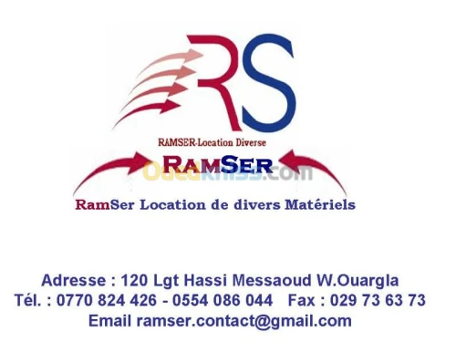 Location de divers Materiel et service